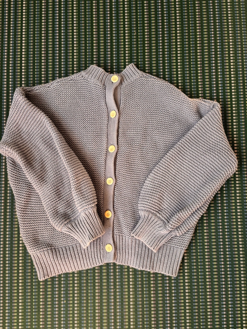 Alex Mill Button Back Sweater - Blue Slate